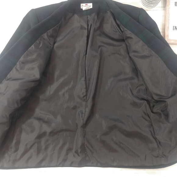 Courtenay Jackets & Coats Vintage Retro Courtenay Plaid Blazer